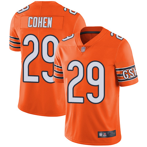 Chicago Bears Limited Orange Men Tarik Cohen Alternate Jersey NFL Football #29 Vapor Untouchable->youth nfl jersey->Youth Jersey